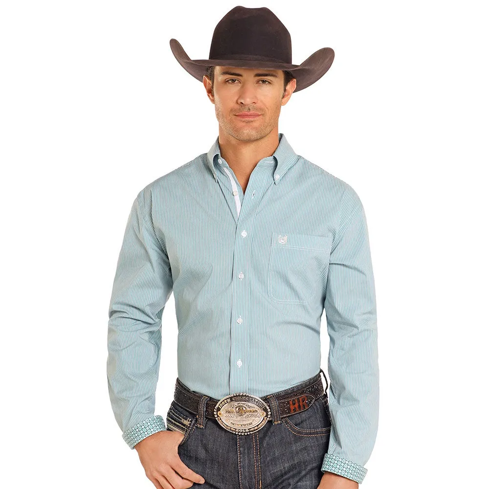 RMB2S04582 MNS Turquoise Long Sleeve
