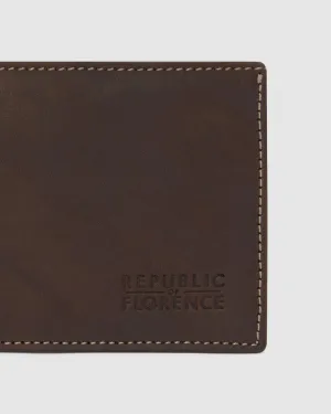 Rossini Brown - Small Bifold Leather Wallet
