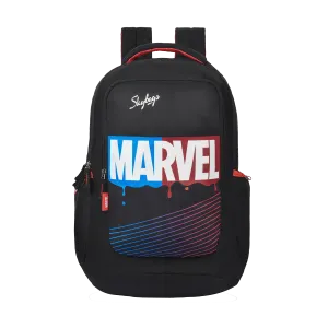 Skybags Marvel  School Backpack Black