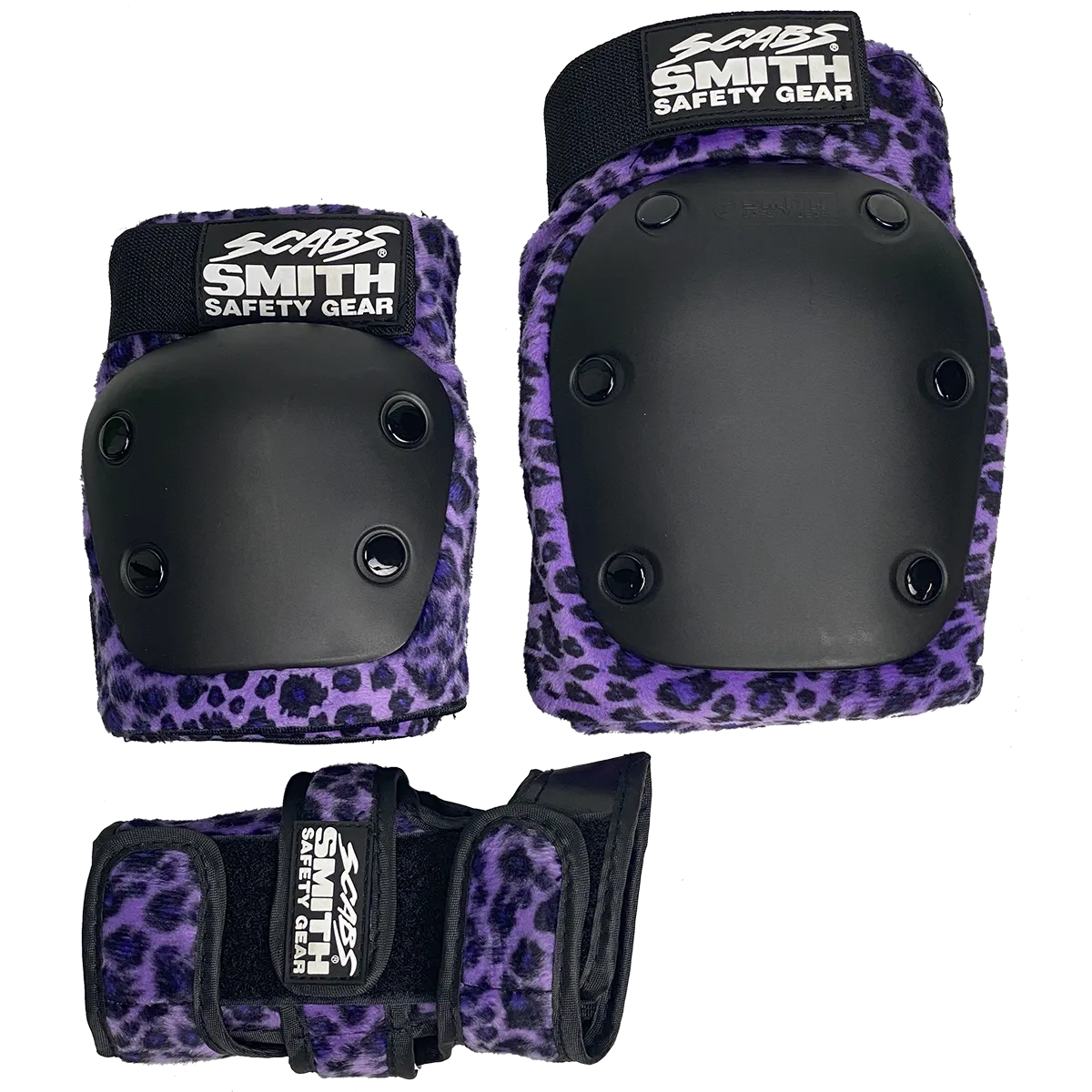 Smith Scabs - Adult Combo 3 Pack - Purple Leopard