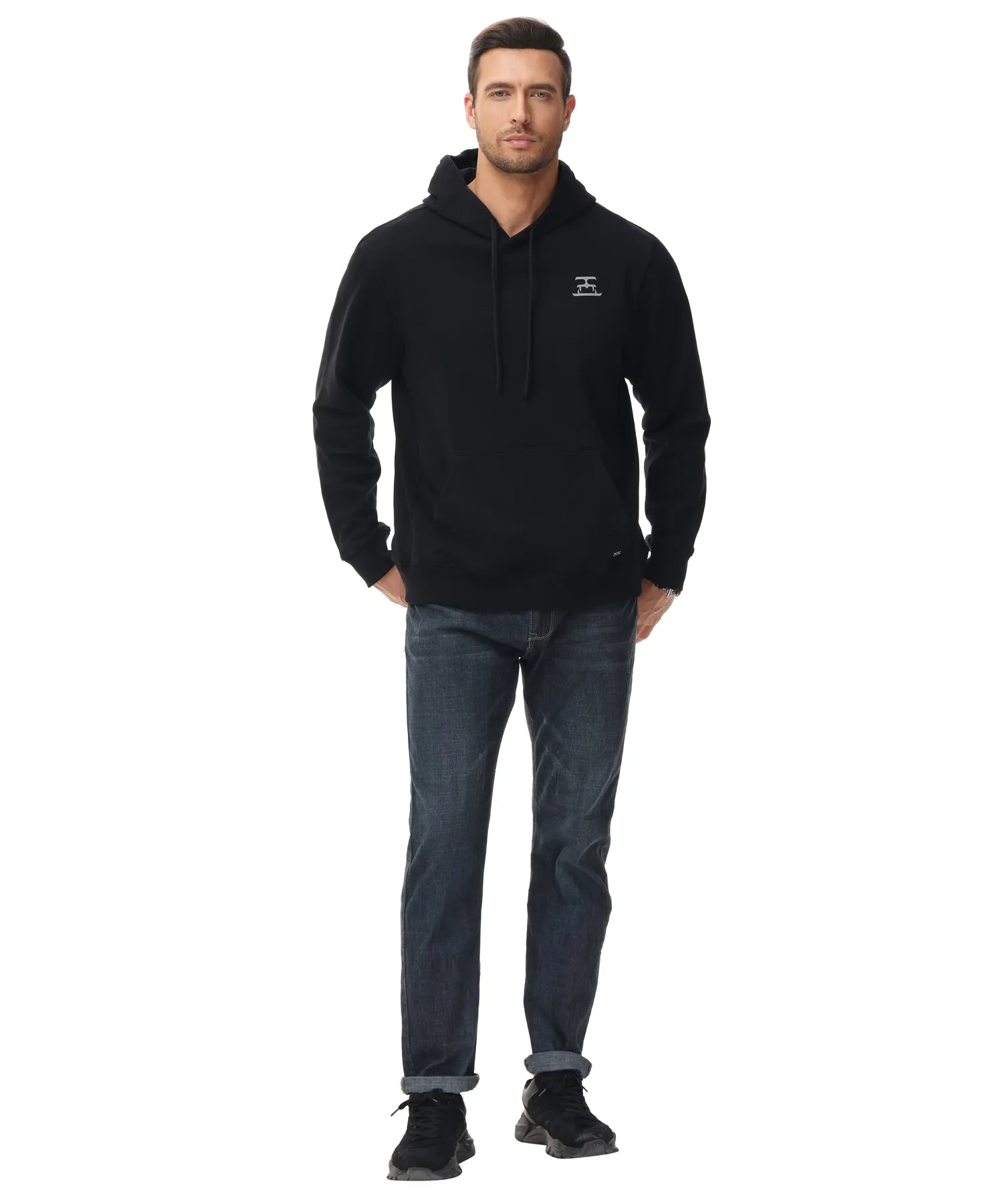 Sports Pullover Casual Sweatshirt With Pouch Pocket-Unisex