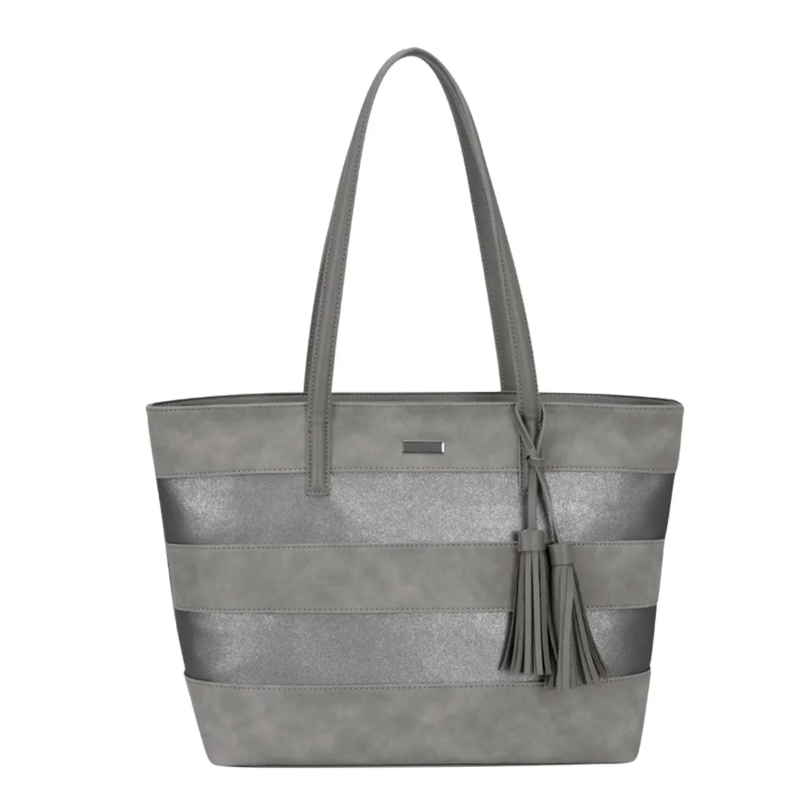 Supanova Tassles Ladies Laptop Bag Dk Grey
