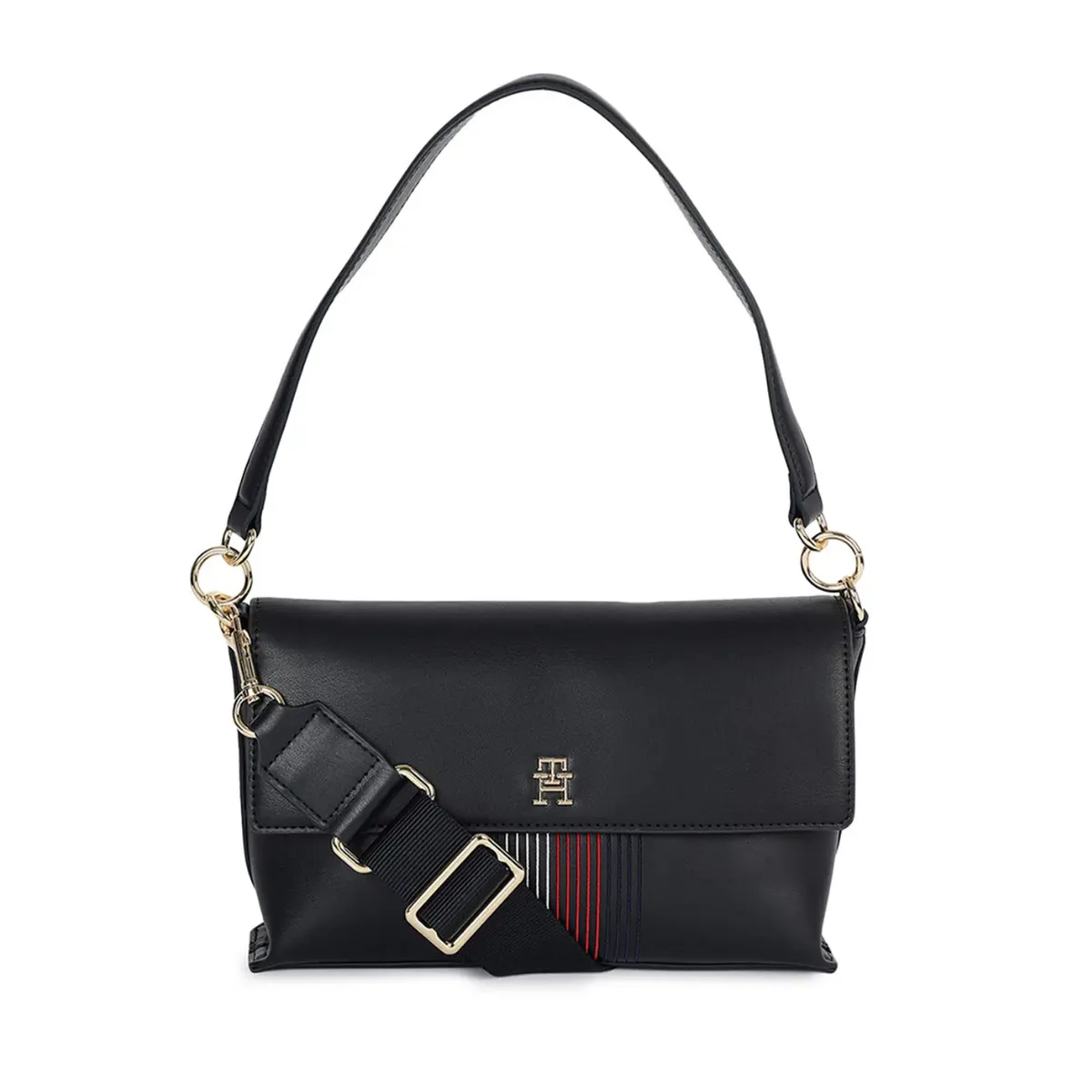 Tommy Hilfiger Distinct Shoulder Bag Corp - BLK