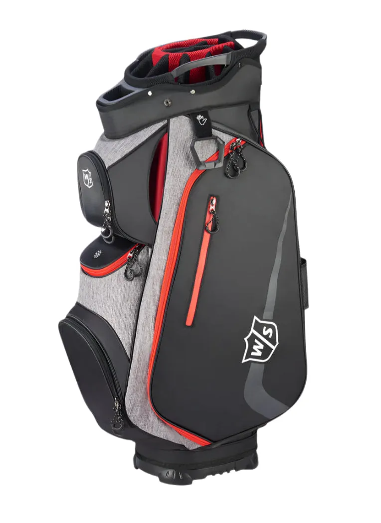 Wilson Mens Staff Xtra Golf Cart Bag Black