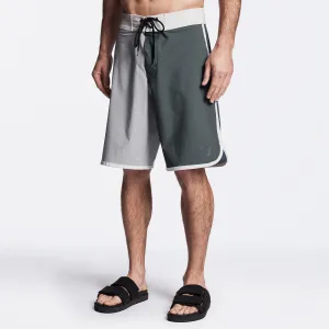 Y/OSEMITE Vintage Colorblocked Boardshort - Stone/Slate/Shell